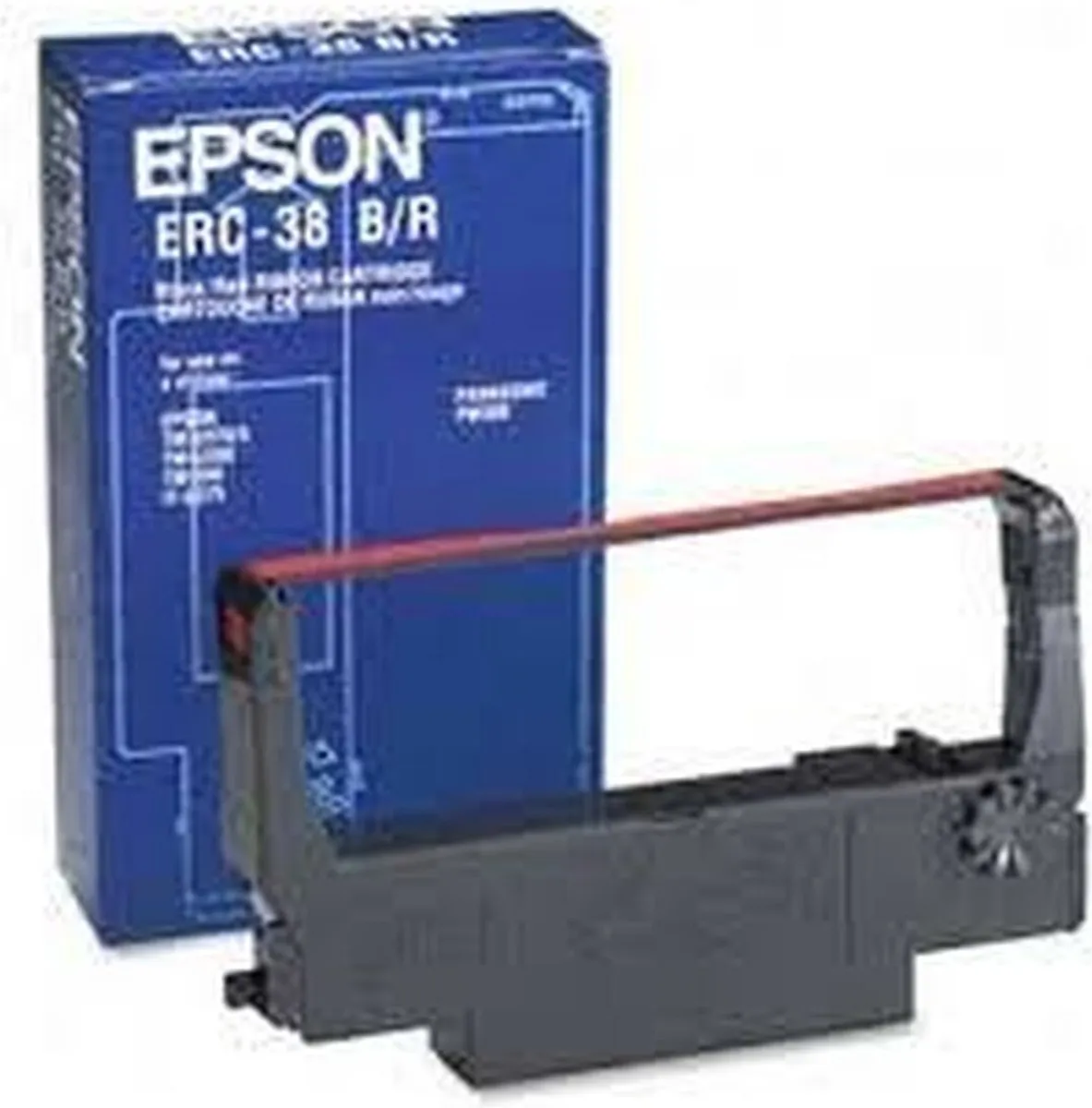 Epson ERC38 Lint - Zwart & Rood - 1.500.000