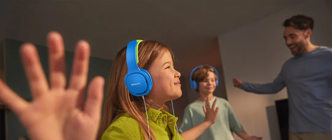 Philips SHK2000 Kids Koptelefoon - Blauw/Groen