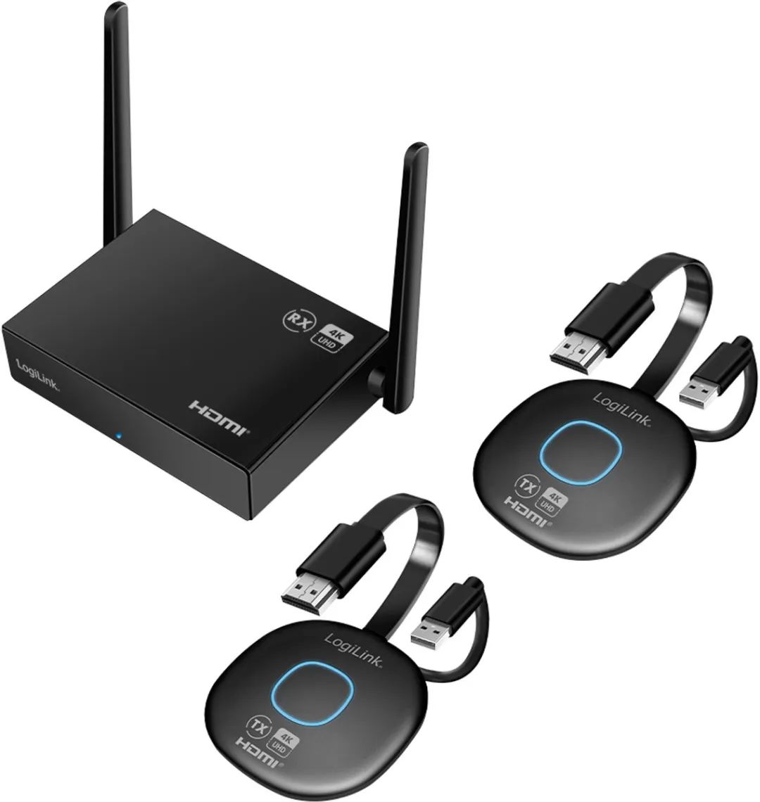 Logilink HDW0112 Draadloze HDMI-set 50m - Zwart - afbeelding 6 van 6