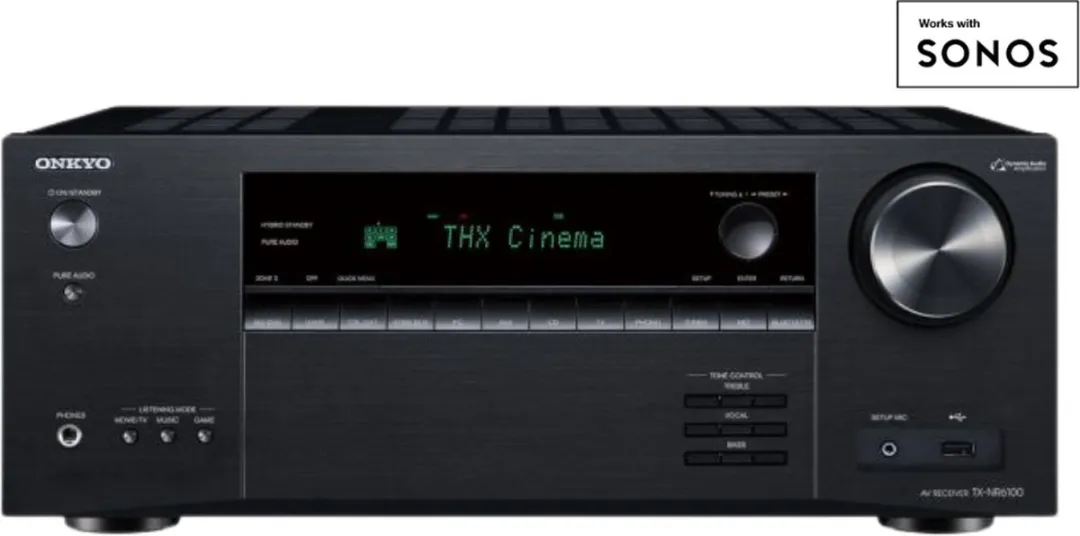 Onkyo TX-NR6100 AV-receiver - 7.2 Kanalen - 700W - Zwart