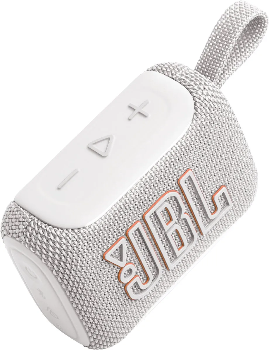 JBL Go 5 Draadloze Bluetooth Speaker - 10 uur - IP68 - Wit