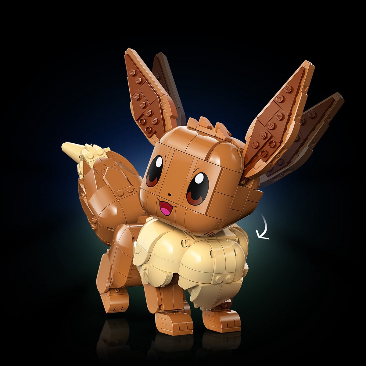 LEGO Pokémon Eevee Bouwpakket voor Volwassenen met Dieren Figuur - 72151