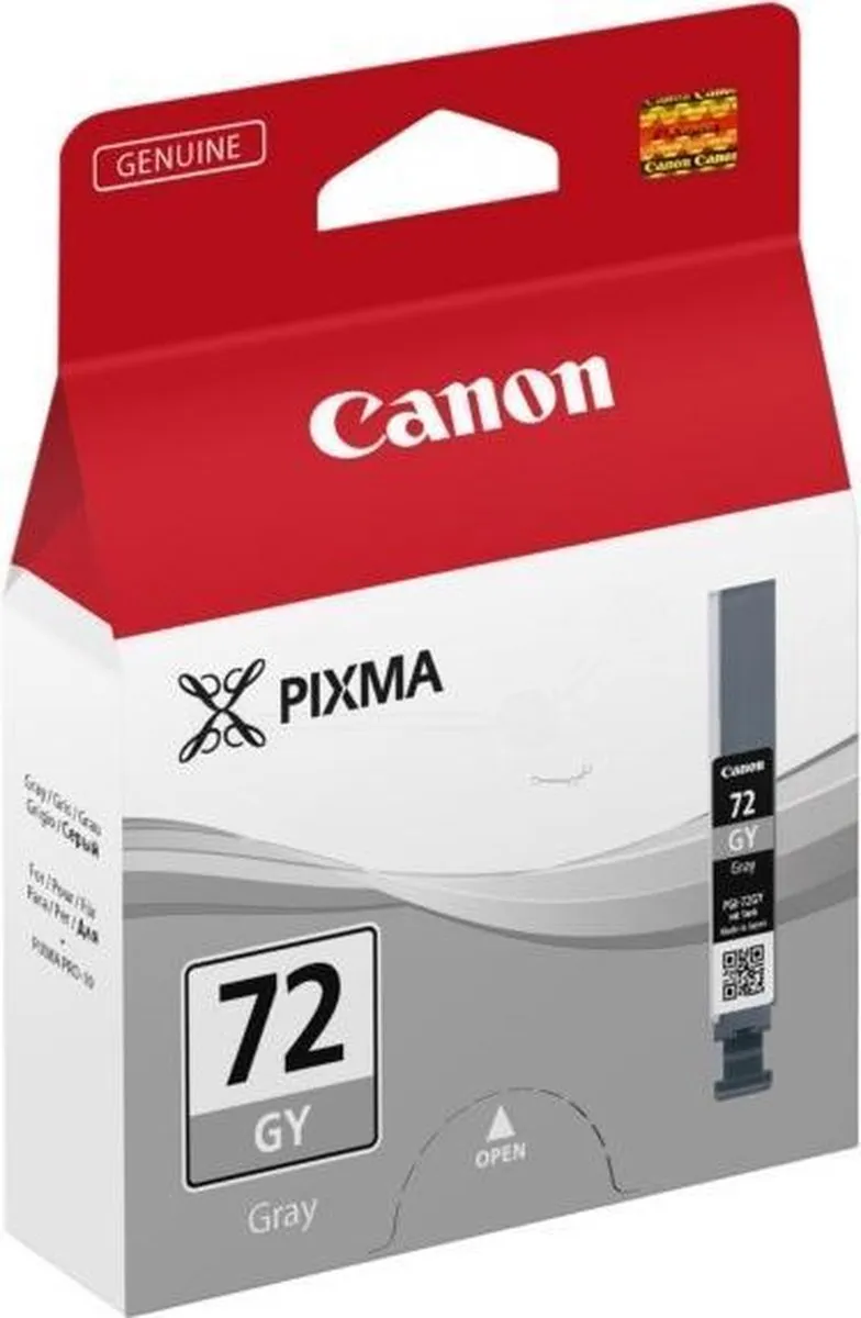 Canon PGI-72GY Inktcartridge Grijs - 165 pagina's