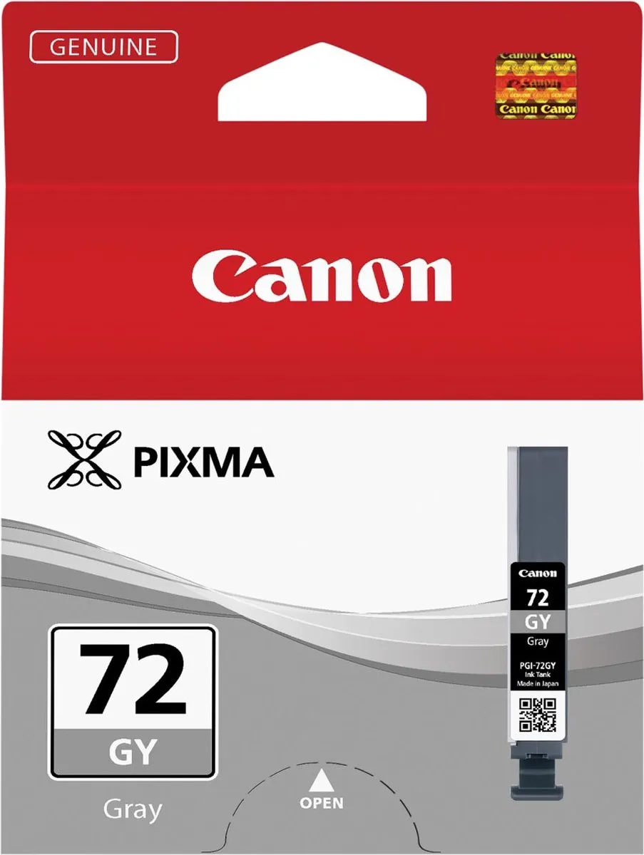 Canon PGI-72GY Inktcartridge Grijs - 165 pagina's