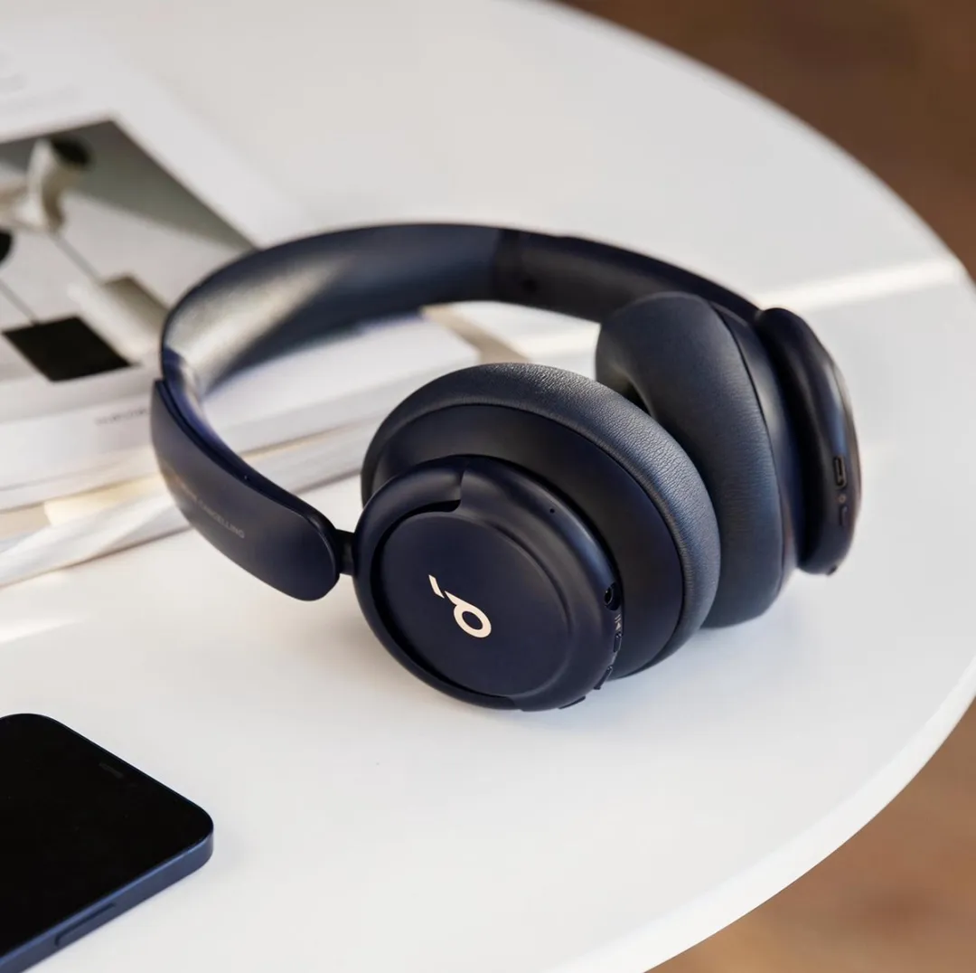 Soundcore Life Q30 Draadloze Over-Ear Koptelefoon - Blauw
