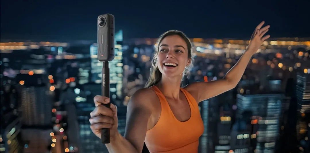 Insta360 X5 Actioncam - Zwart