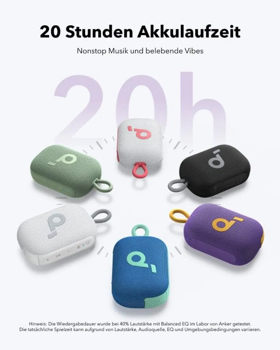 Soundcore Select 4 Go Bluetooth-luidspreker - 20 uur - IP67 - Paars