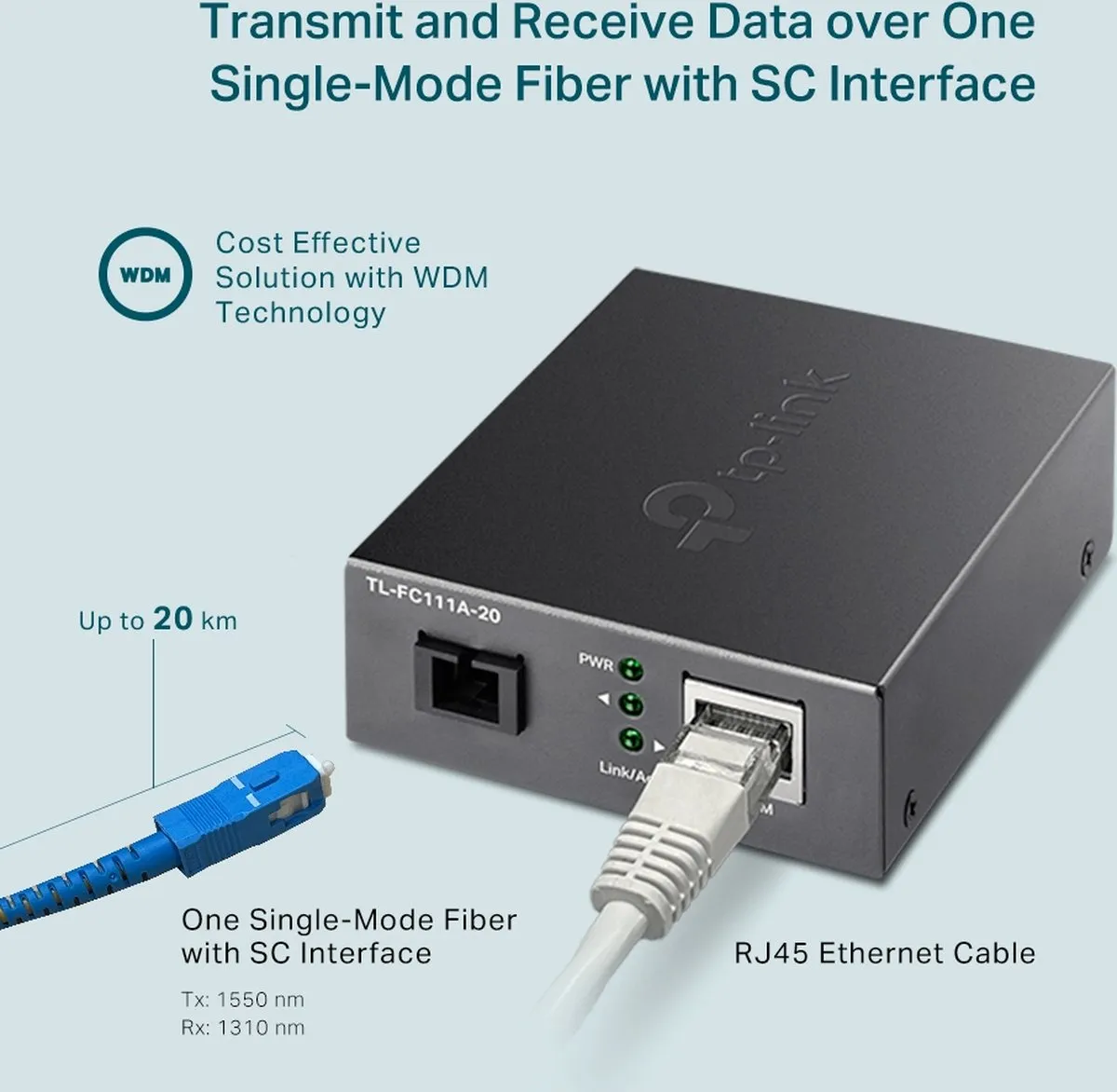 TP-Link TL-FC111A-20 Netwerk switch 10 / 100 MBit/s