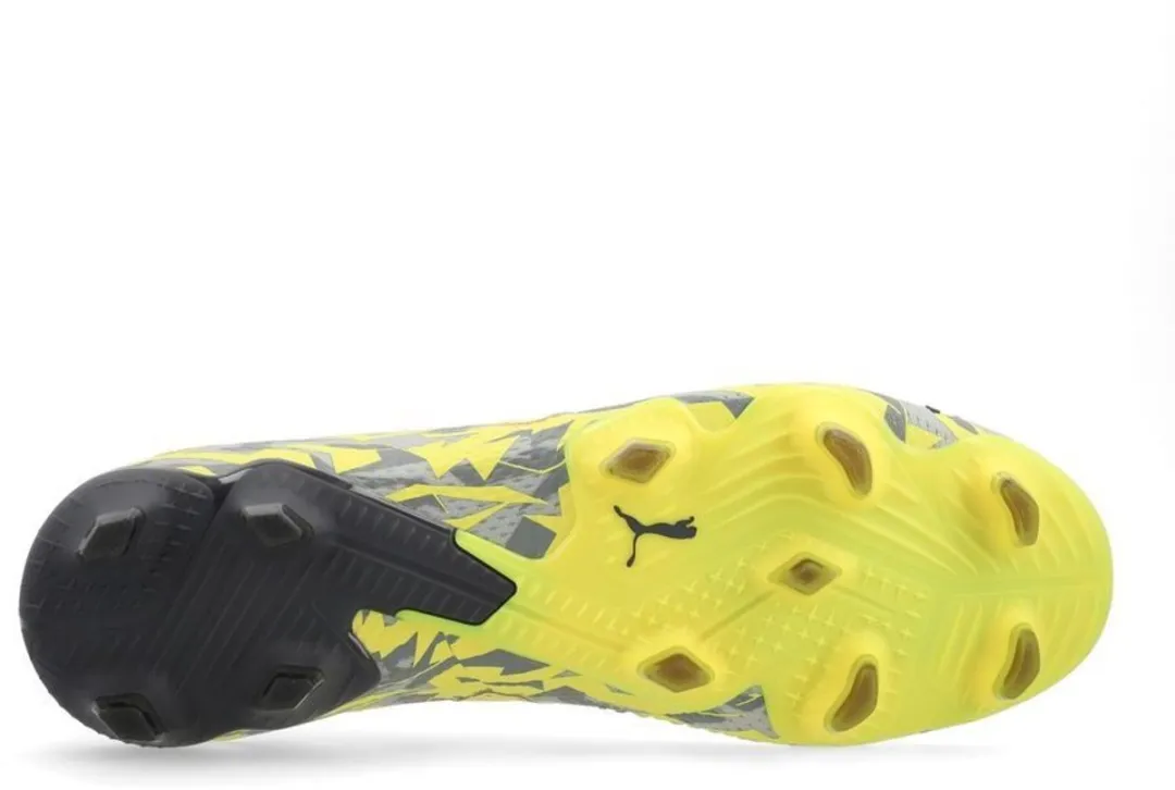 PUMA Future Ultimate Voetbalschoenen 40 - AG - Grey/Asfalt/Yellow Blaze