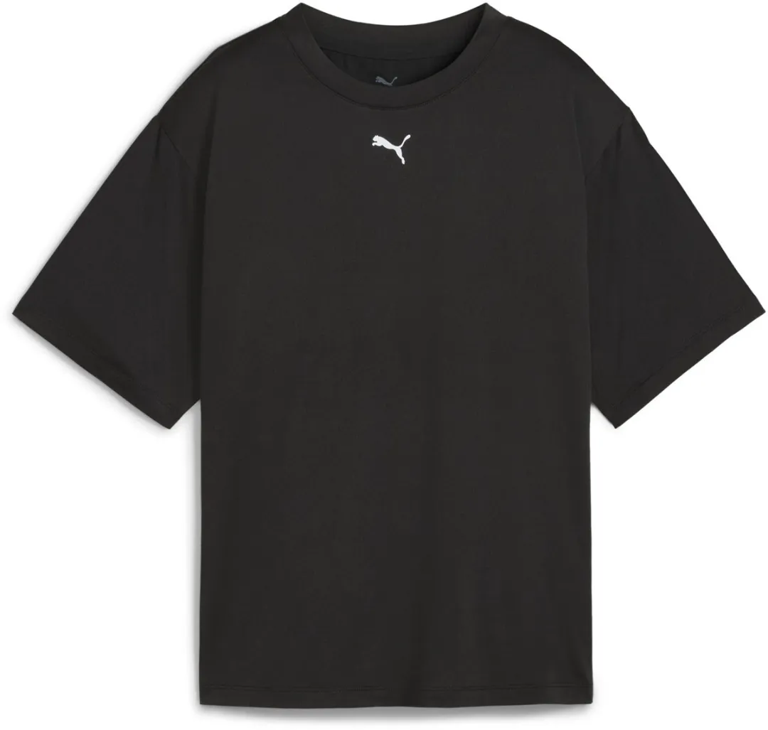 PUMA W TAD Essential Relaxed Tee Dames Sportshirt - Zwart