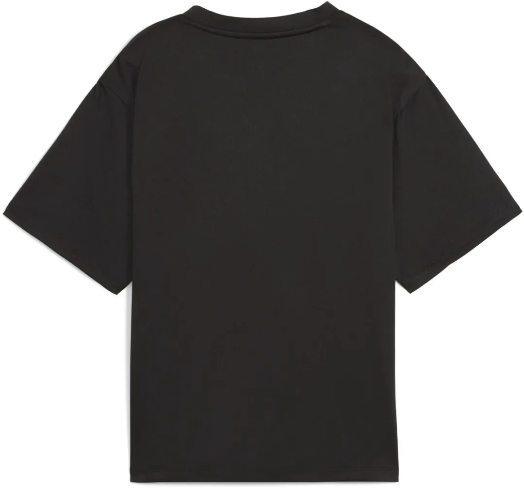 PUMA W TAD Essential Relaxed Tee Dames Sportshirt - Zwart