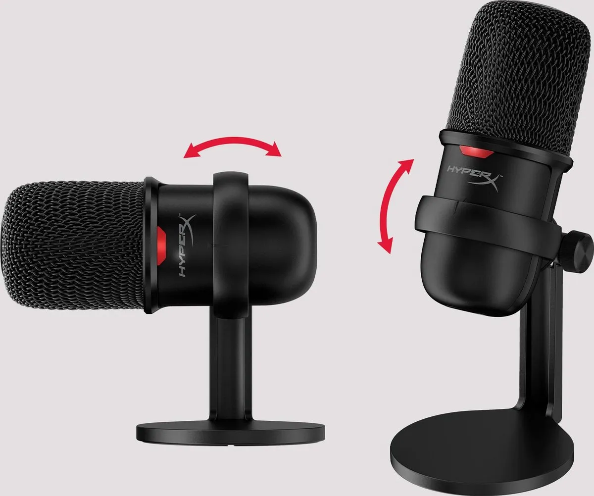 HyperX SoloCast USB Microfoon - Hi-Res Zwart