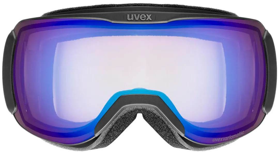 Uvex Downhill 2100 V Fotochrome Skibril - Variomatic Blue-Clear/CAT1-3 - Zwart