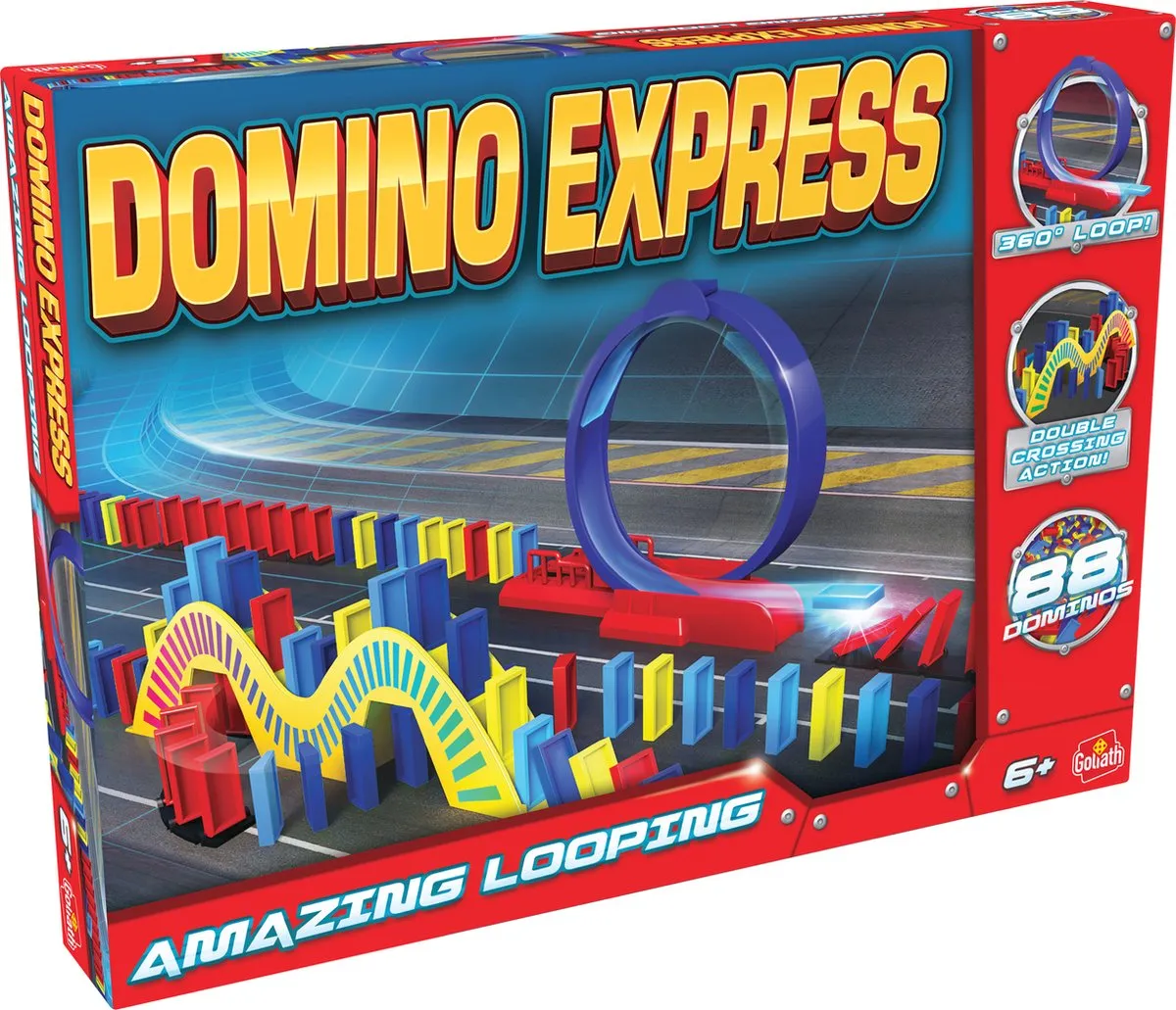 Goliath Domino Express Amazing Looping Bouwset - 88 Stukken - Multicolor