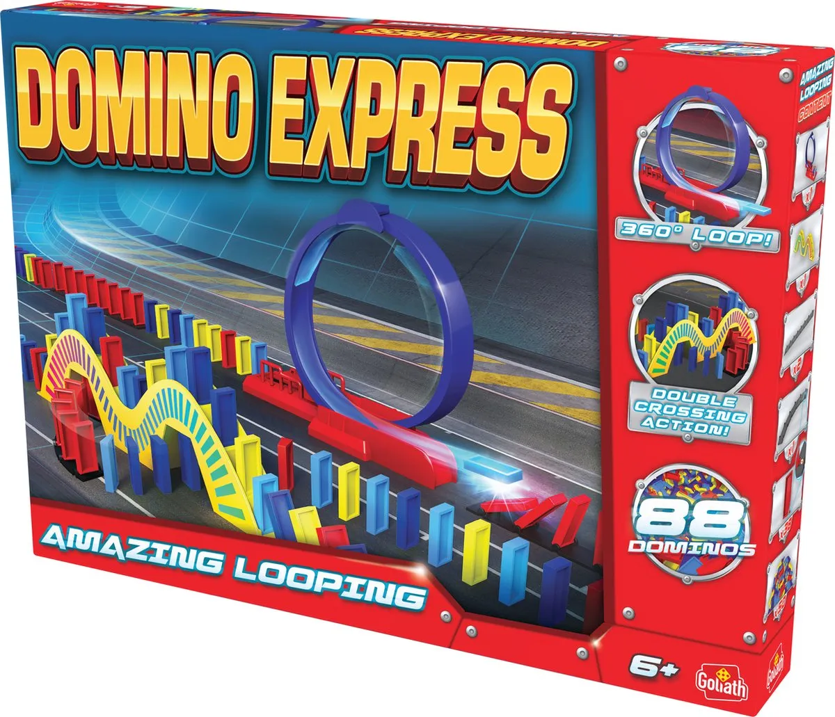 Goliath Domino Express Amazing Looping Bouwset - 88 Stukken - Multicolor