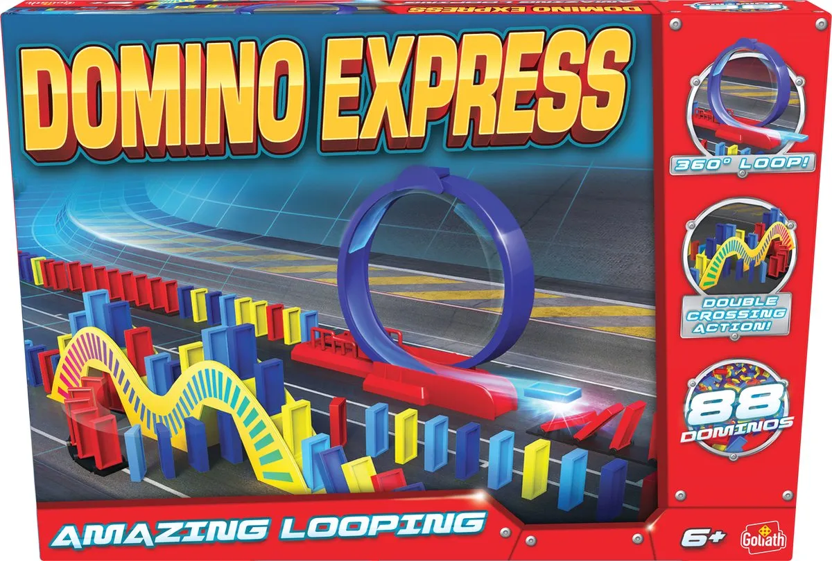 Goliath Domino Express Amazing Looping Bouwset - 88 Stukken - Multicolor