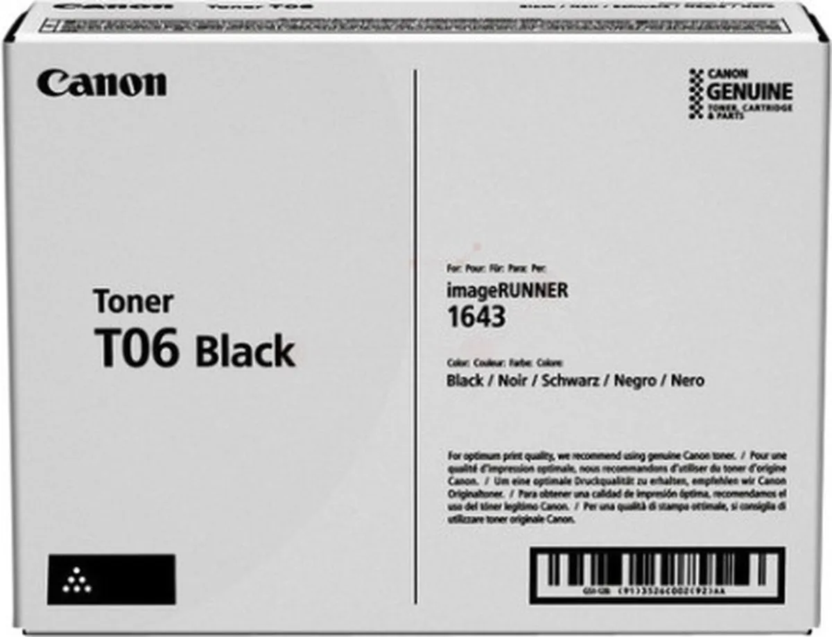 Canon T06 Tonercartridge Zwart - 20.500 pagina's