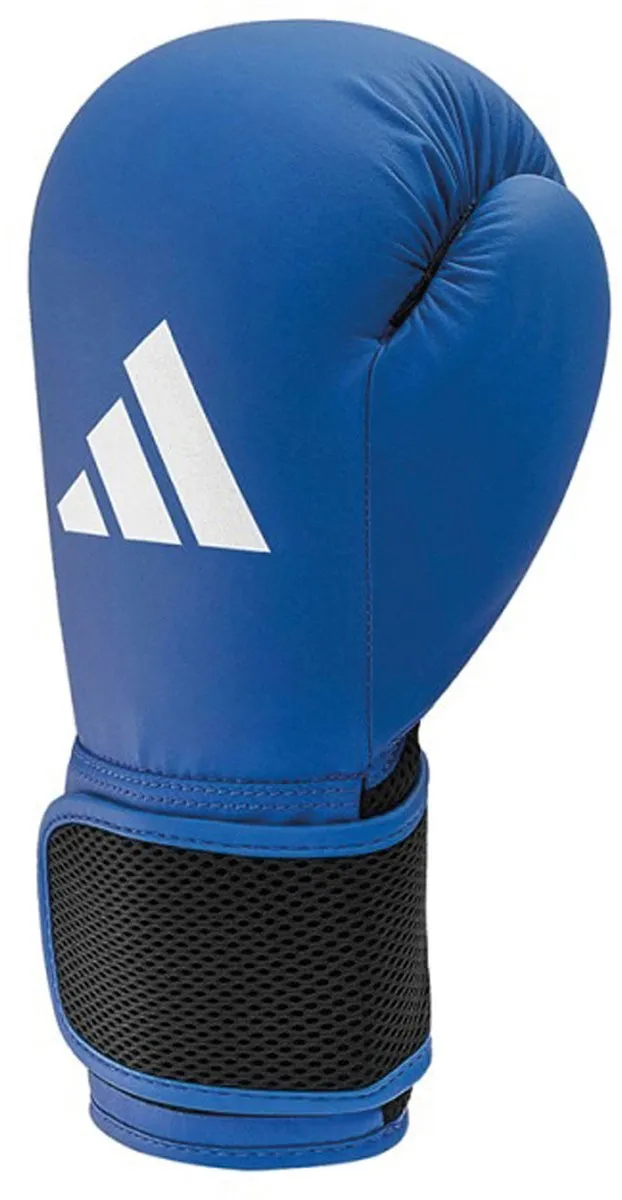 adidas Hybrid 25 Kids Bokshandschoenen 6oz - Blauw/Zwart