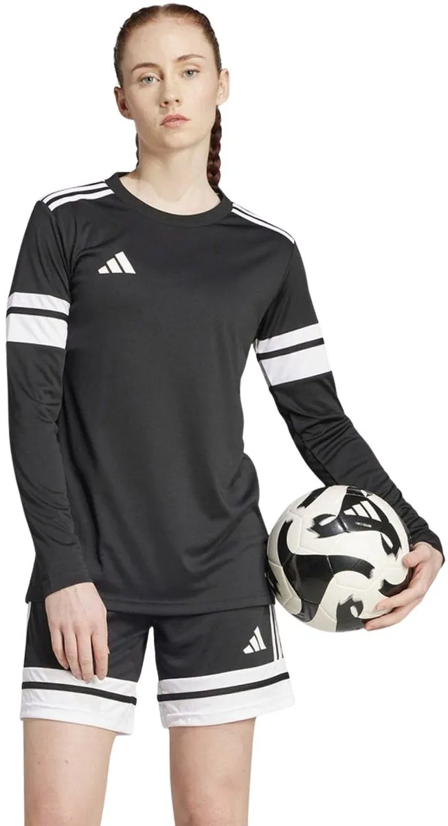 adidas Squadra 25 Longsleeve Shirt Dames - XL - Zwart/Wit