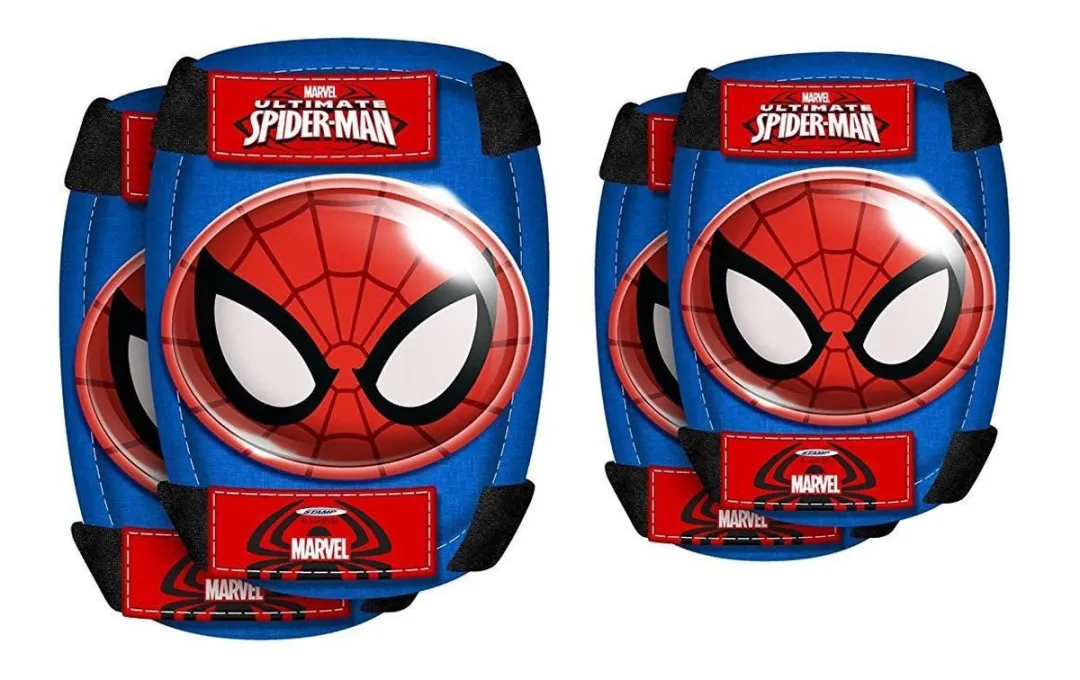 Marvel Spider-Man Skatebescherming 5-delig - 50-56cm Blauw/Rood