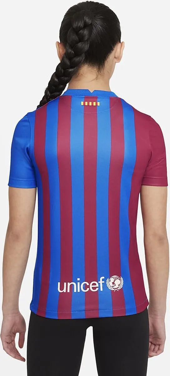 Nike FC Barcelona Stadium Home 2021/2022 Sportshirt - Maat 134