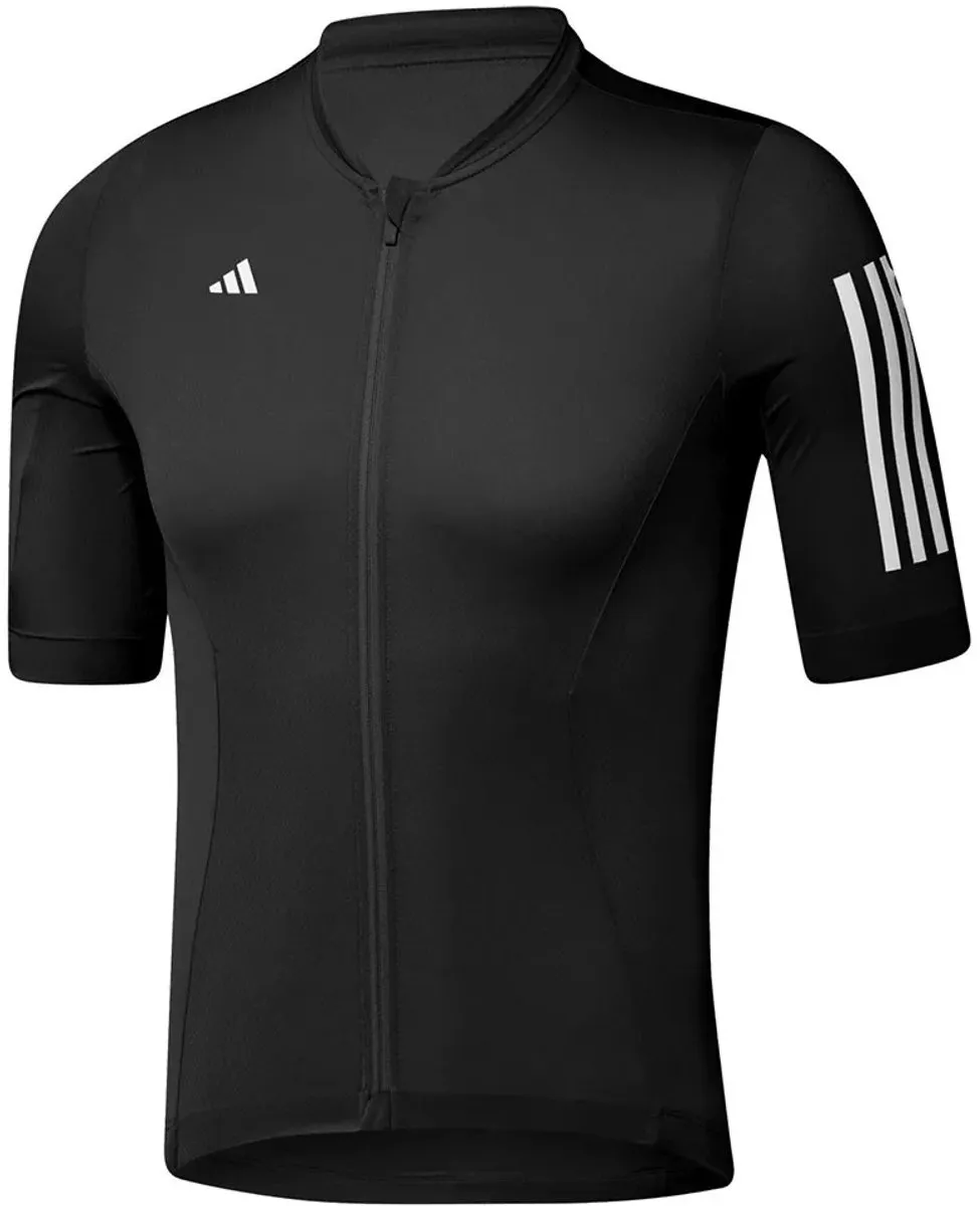 Adidas Tempo 3 Stripes Wielertrui - S - Zwart
