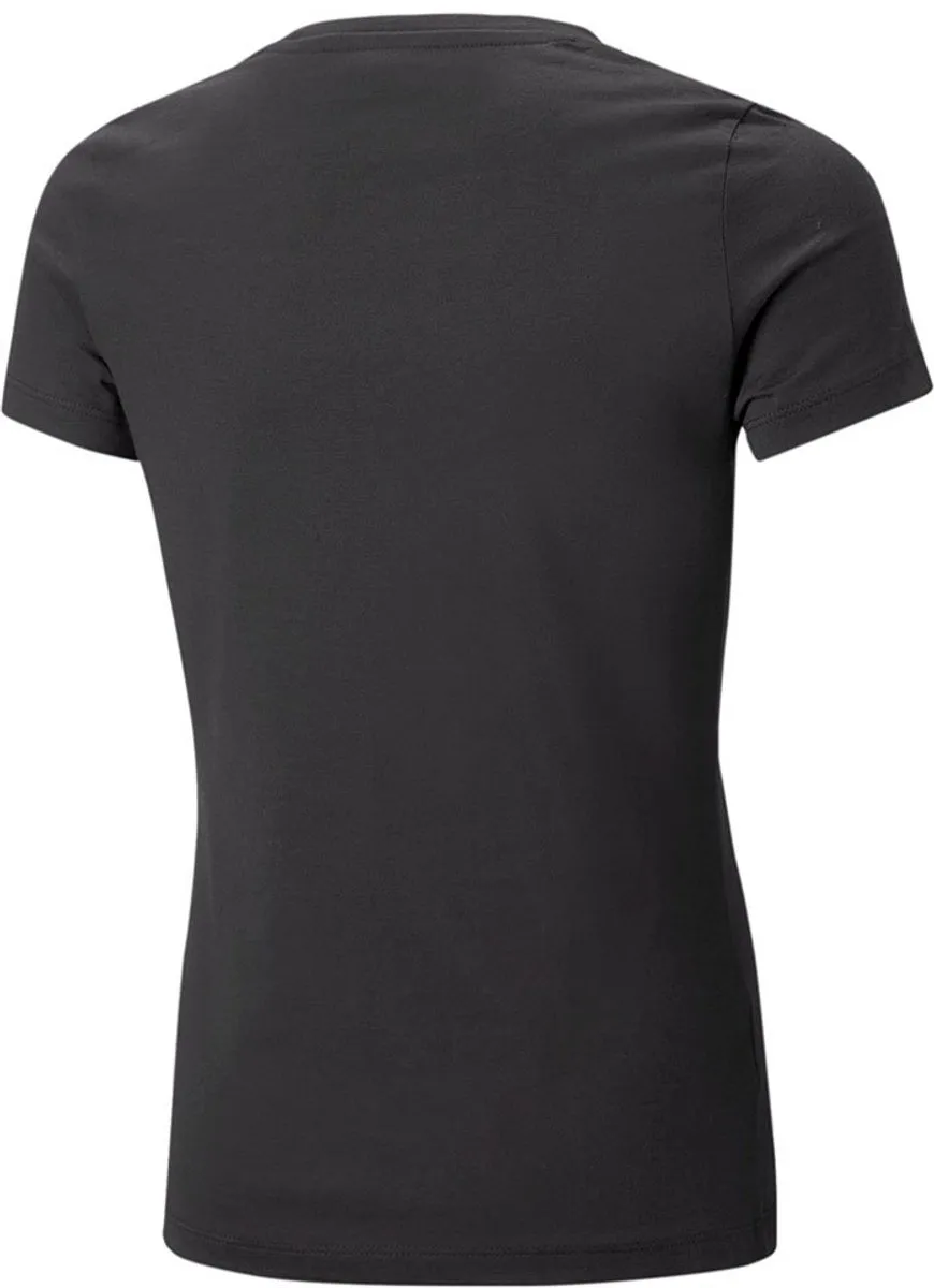 PUMA Ess+ Nova Shine Logo T-shirt - 4-5 jaar - Zwart