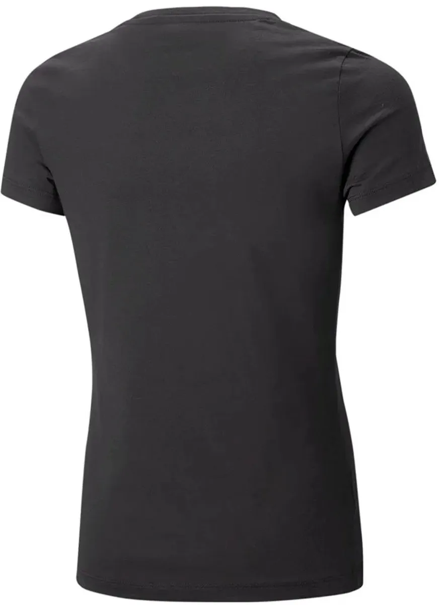 PUMA Ess+ Nova Shine Logo T-shirt - 4-5 jaar - Zwart