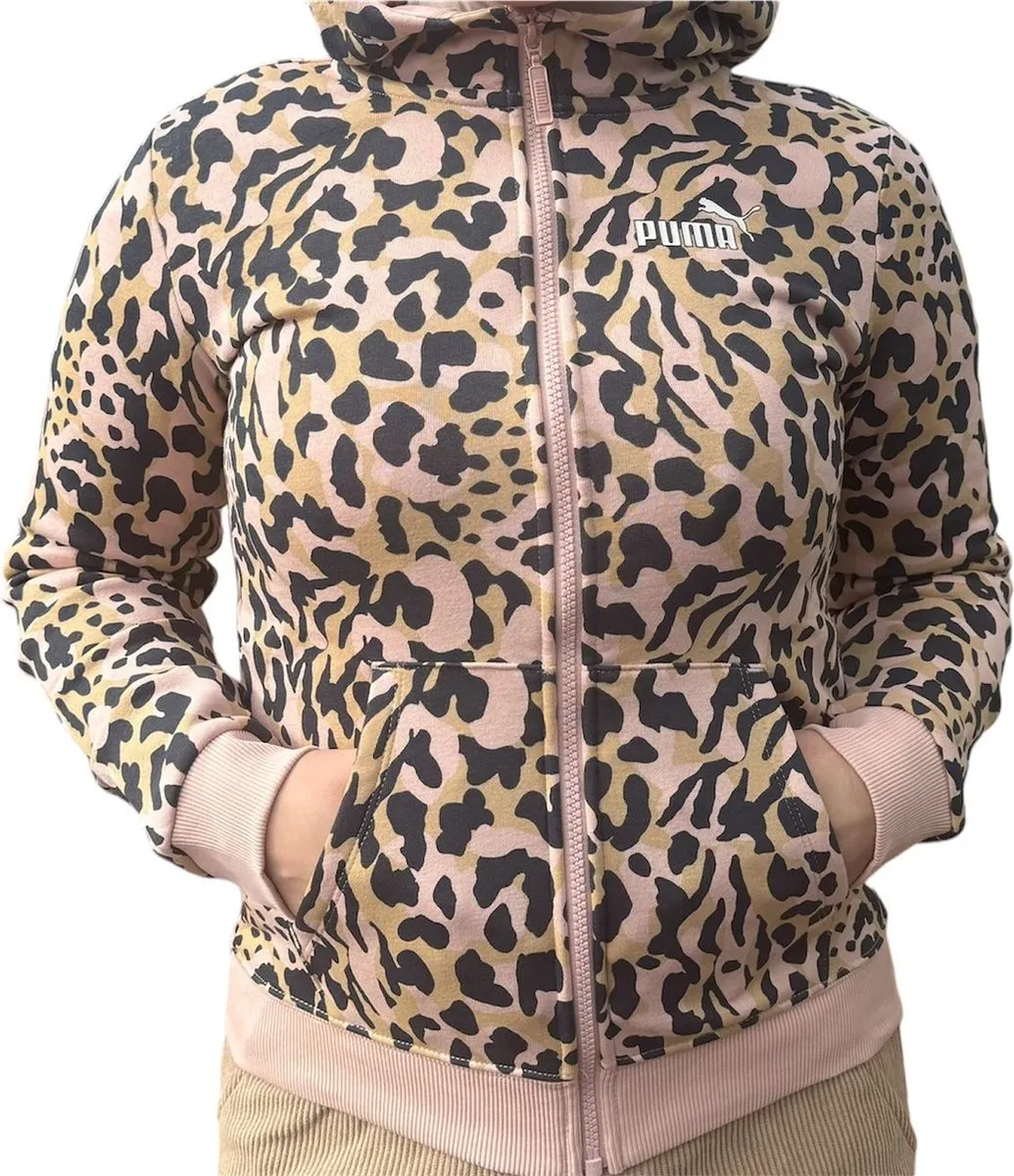 PUMA Alpha AOP Sweatshirt 67021847 - Maat 164 - Roze