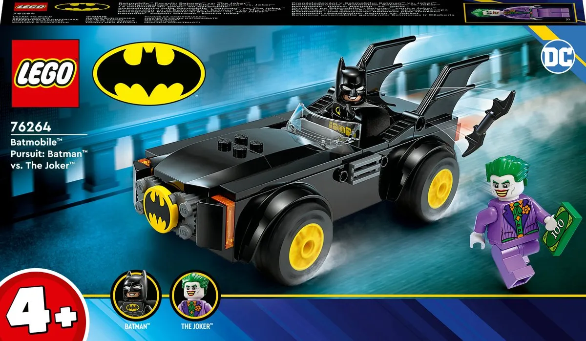 LEGO DC Batmobile Achtervolging Batman vs The Joker 76264