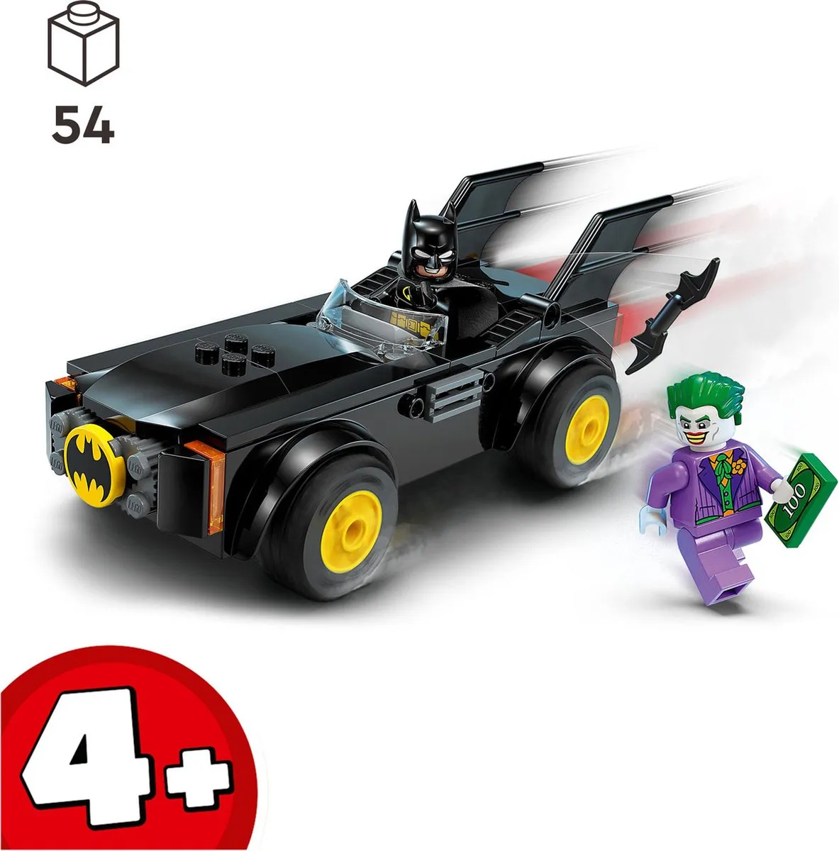 LEGO DC Batmobile Achtervolging Batman vs The Joker 76264 - 54 Stukken