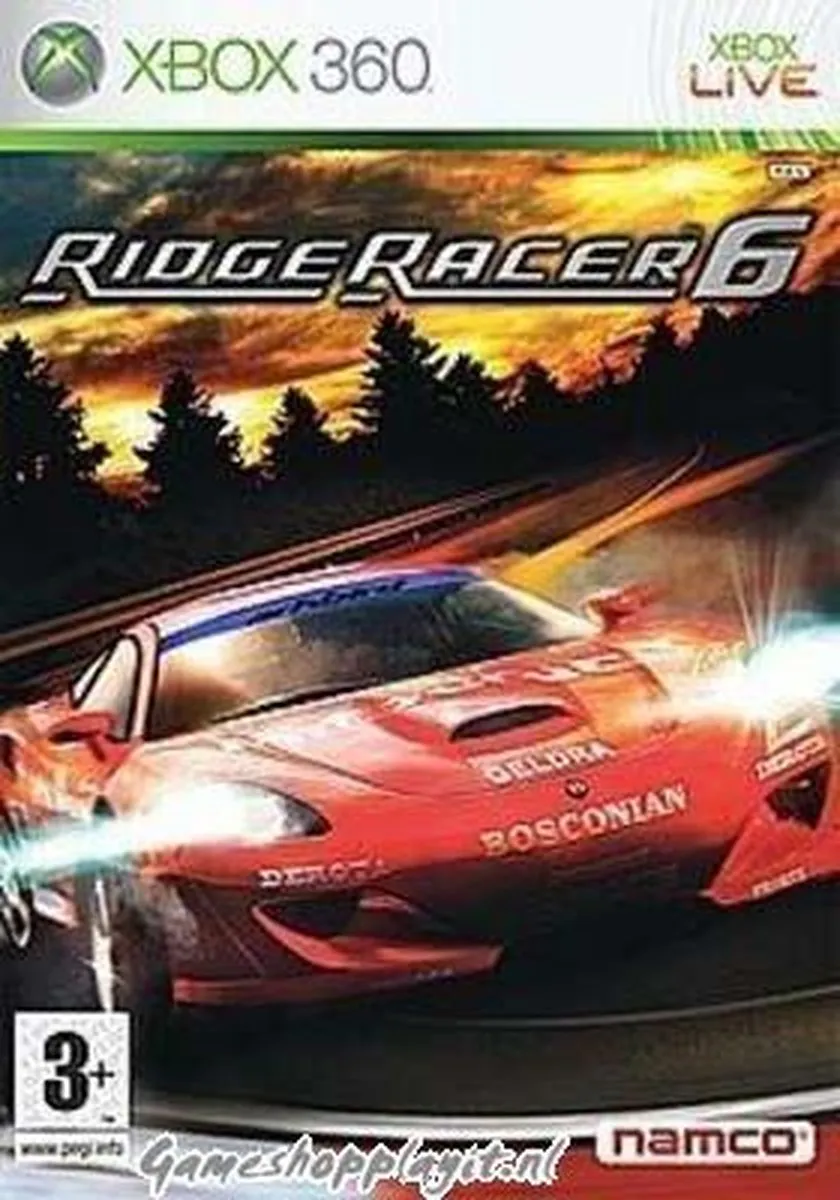 Bandai Namco Ridge Racer 6 Xbox 360