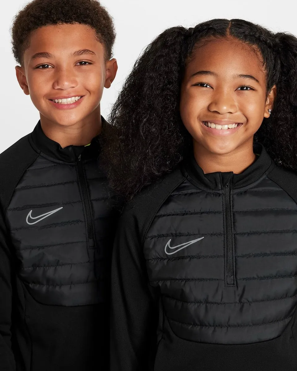 Nike Therma-Fit Academy Zip-Tip Kids 140 - Zwart