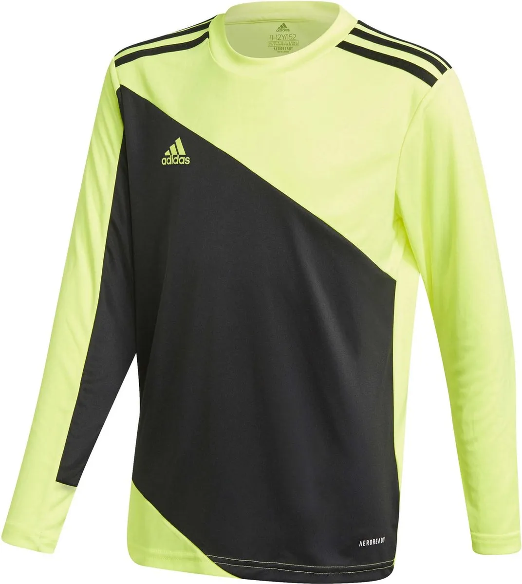 adidas Squadra 21 Sportshirt GN5794 - Maat 176 - Geel/Zwart