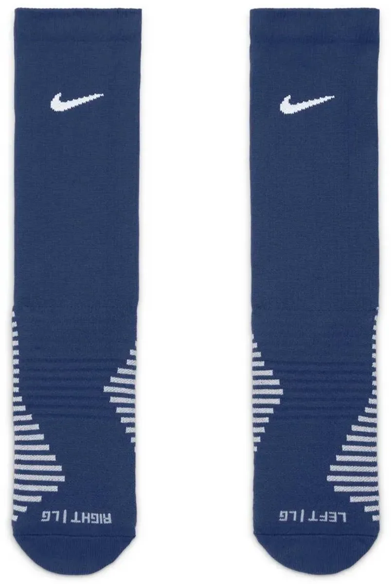 Nike Strike Crew Sportsokken FZ8485-410 - Maat 38-42 - Blauw/Wit