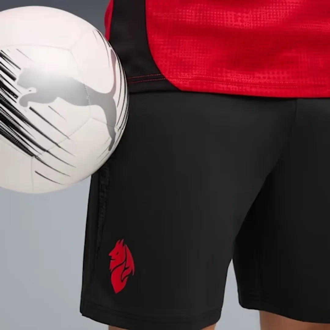 PUMA AC Milan Trainingshort 782370-04 - S - Zwart/Rood