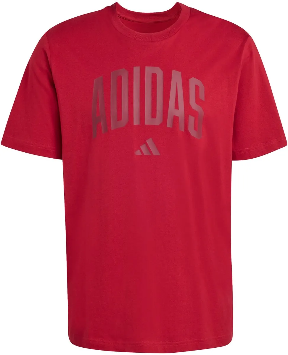 Adidas T-shirt Heren Collegiate Lineage - Rood L