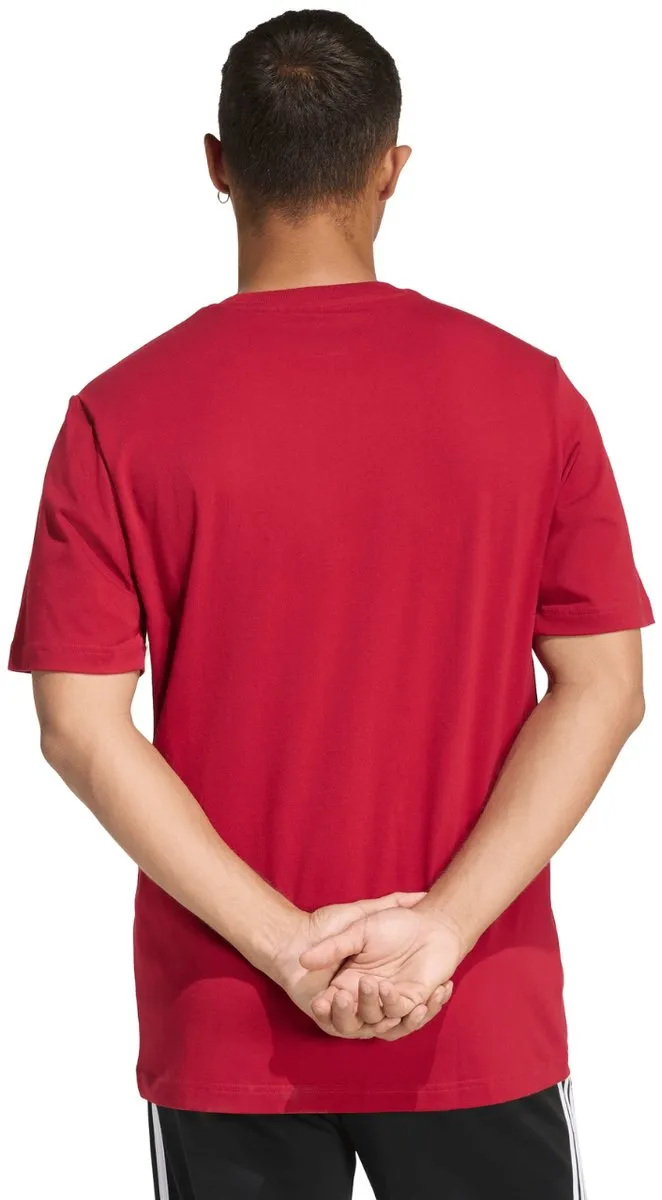 Adidas T-shirt Heren Collegiate Lineage - Rood L