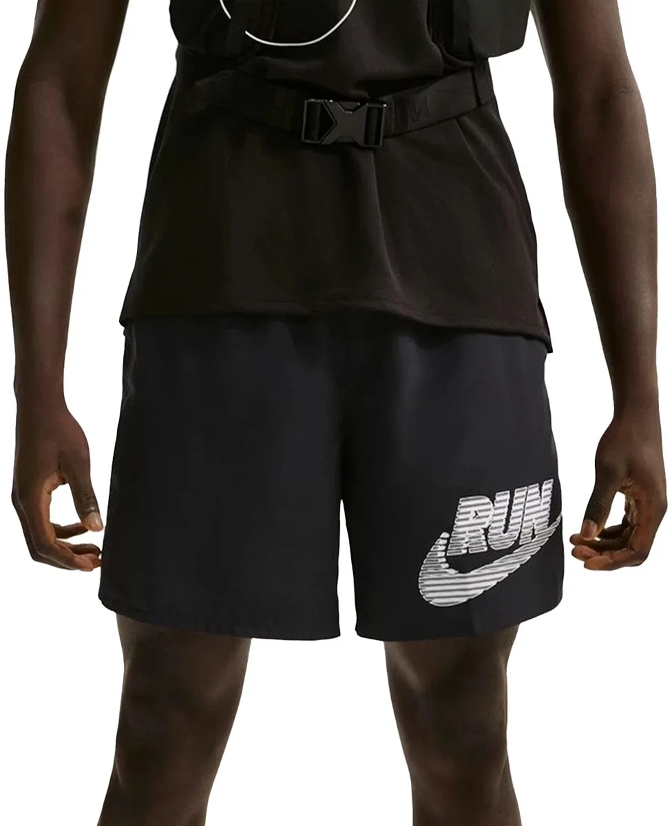 Nike Dri-FIT Challenger Sportshort Heren L - Zwart