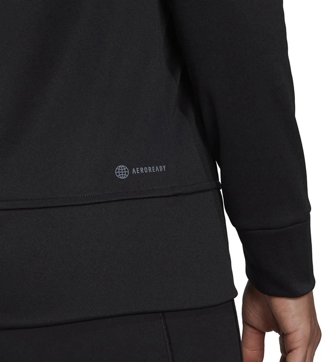 Adidas AEROREADY Big Logo Hoodie Dames - Zwart S