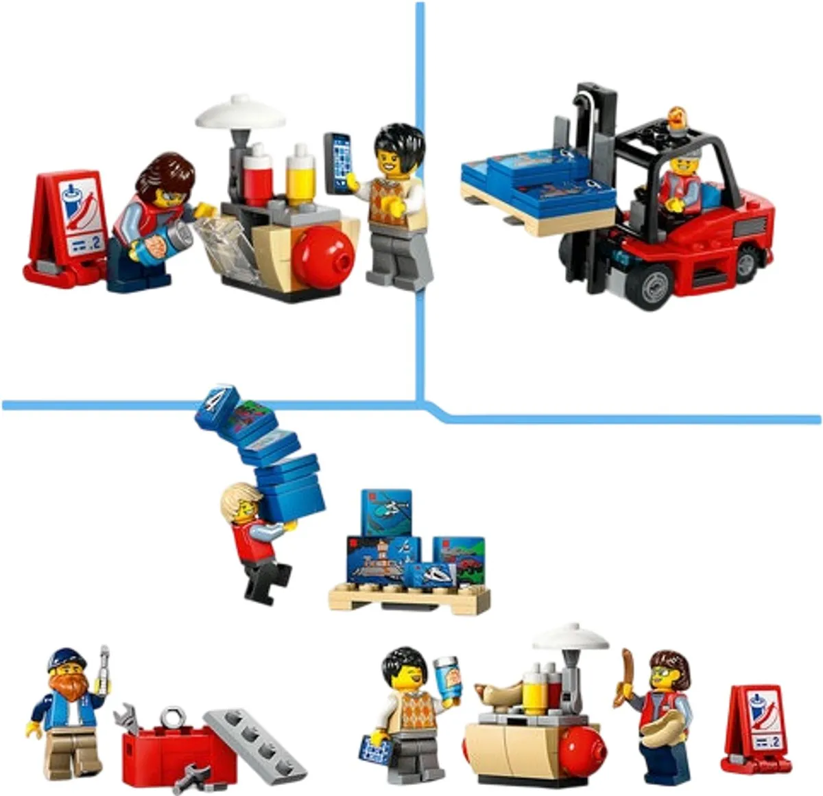 LEGO City Gele Vrachtwagen 60440 - 1061 Stukken