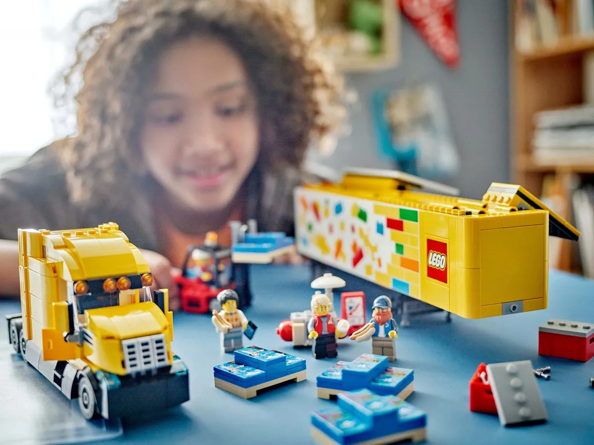 LEGO City Gele Vrachtwagen 60440 - 1061 Stukken