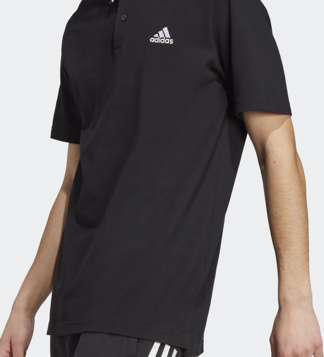 adidas Sportswear Essentials Piqué Poloshirt IC9314 - Heren - Zwart - S