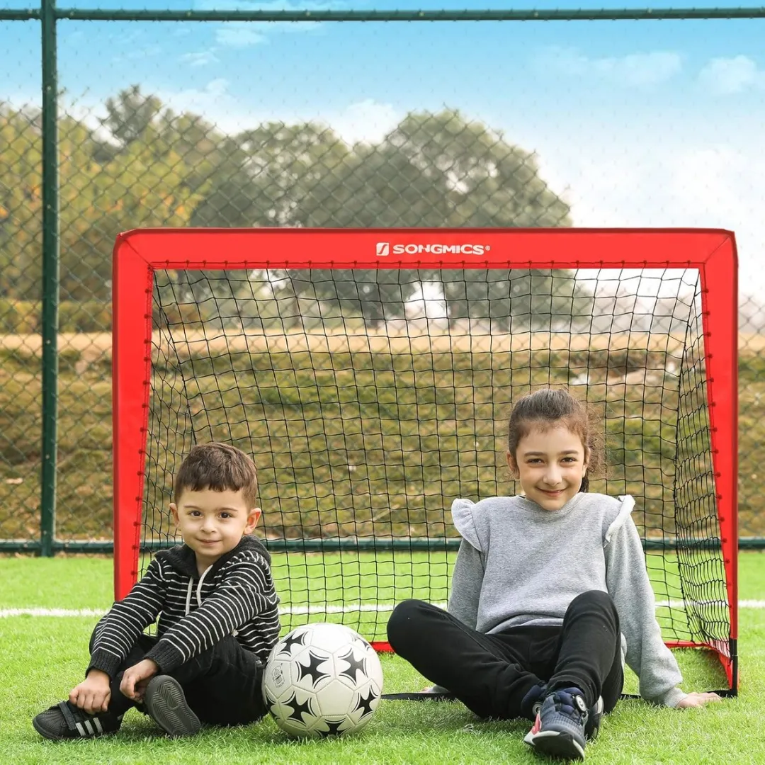 Songmics Voetbaldoel - Rood