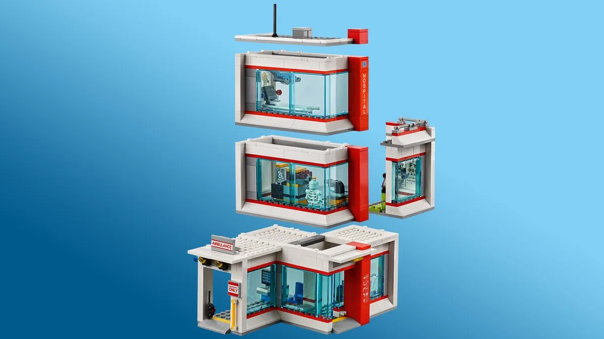LEGO City Ziekenhuis 60204 - 861 Stukken - 11 Minifiguren - afbeelding 5 van 6
