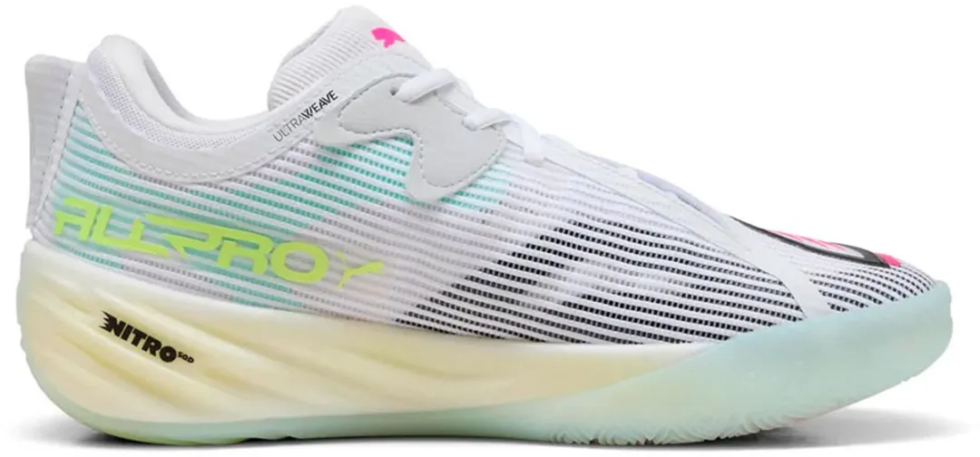 PUMA All-Pro Nitro 2 Basketbalschoenen 42 - Wit
