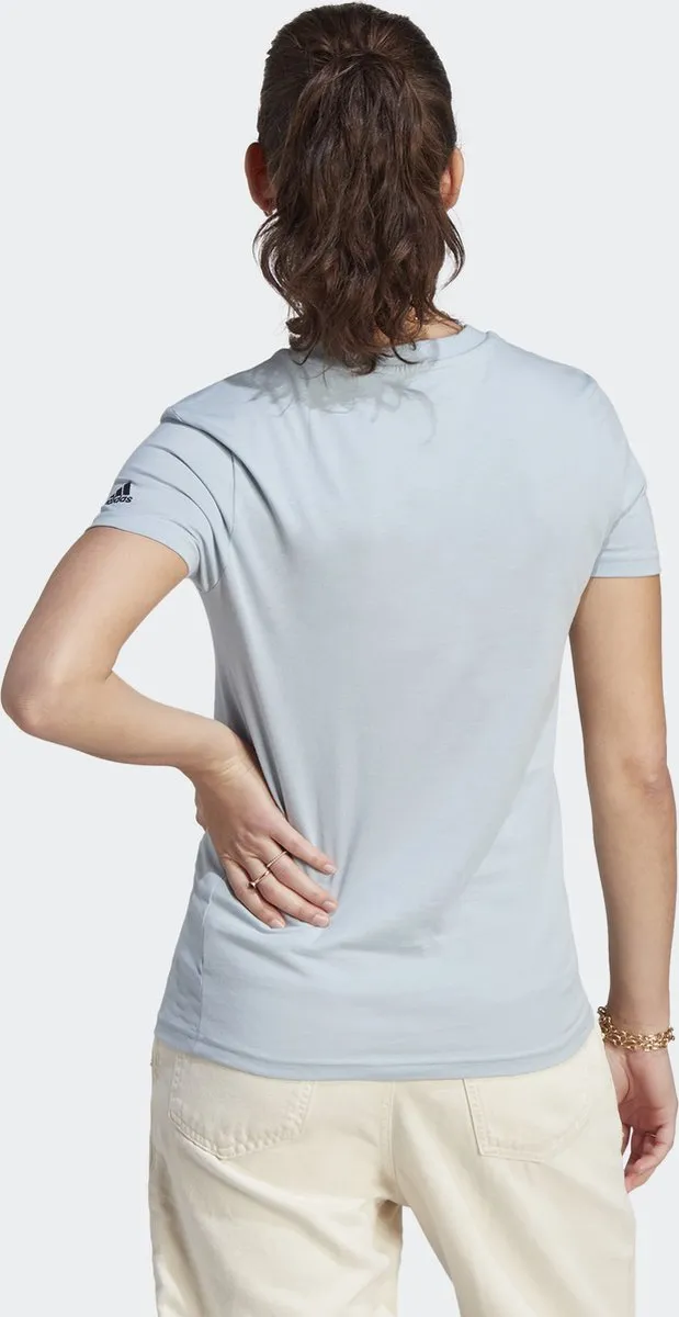 adidas Sportswear Essentials Slim Logo T-Shirt L - Blauw