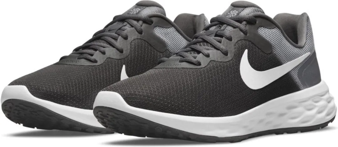 Nike Revolution 6 NN Heren - Maat 41 - Donker Grijs/Wit