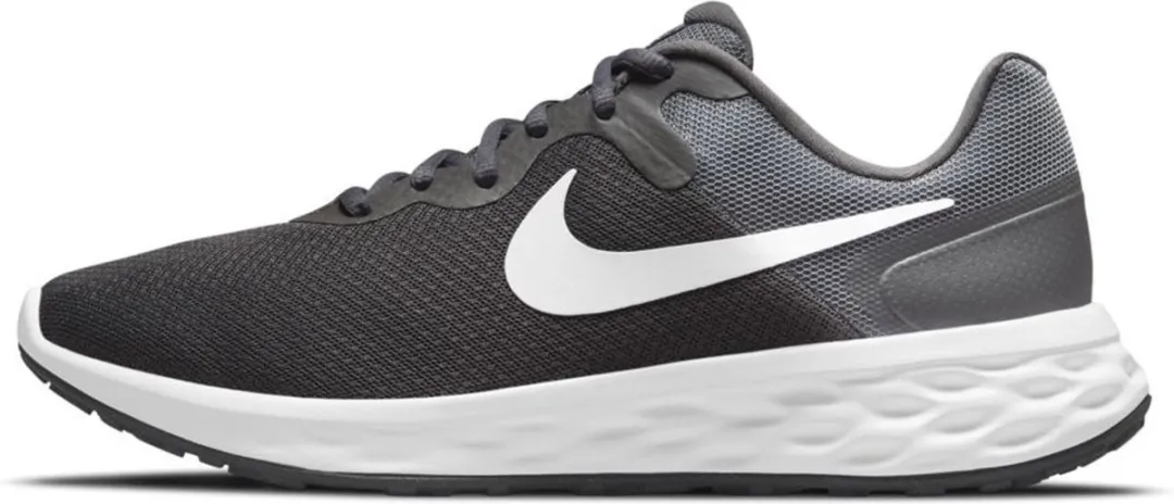 Nike Revolution 6 NN Heren - Maat 41 - Donker Grijs/Wit