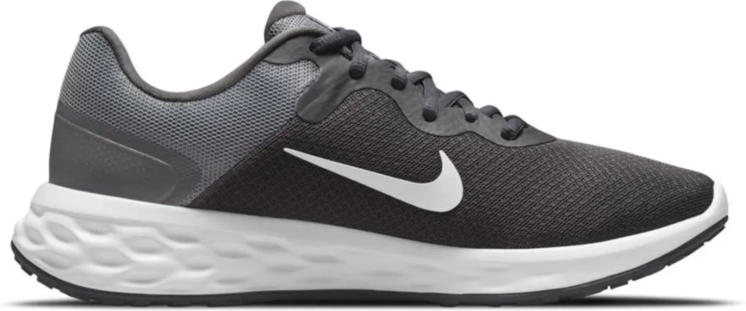Nike Revolution 6 NN Heren - Maat 41 - Donker Grijs/Wit